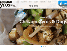Tablet Screenshot of chicagogyrosanddogs.com